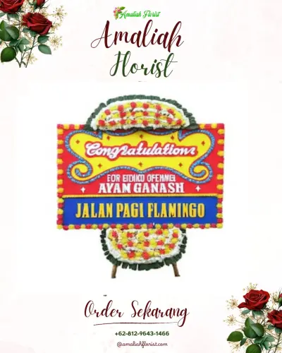 Bunga Papan Congratulation di Wirotaman